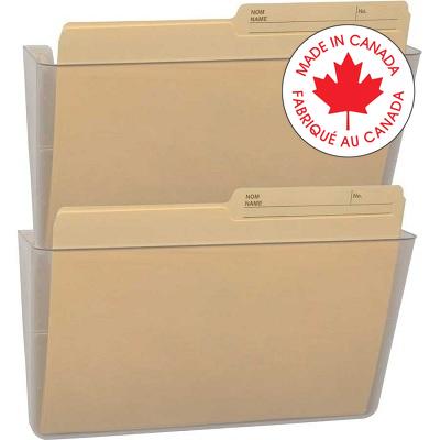 File-Wall, Letter, Clear 2-Pack - 70223B06C
