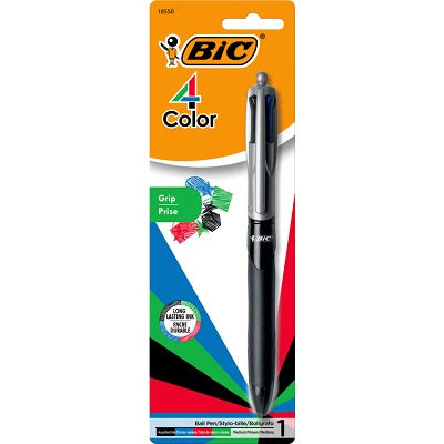 Pen-Retractable 4 Colour Grip, Classic -Mmpgp1C-Ast - 70330-18550