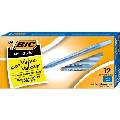 Pen-Stick, Round Stic Ballpoint, Medium Blue -Gsm11 - 70330-20120