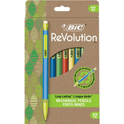 Pencil-Mechanical, Bic Revolution, 12/Pack  -Mpe12 - 70330-43735