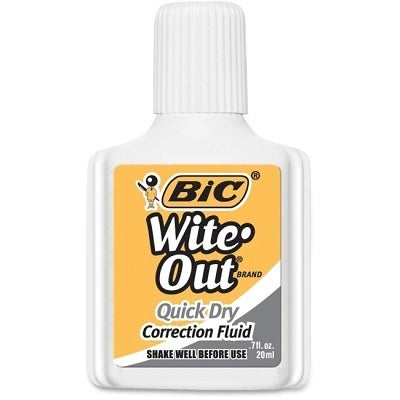 Correction Fluid-Wite-Out Foam Quick Dry   -Wofqd12  12/Bx - 70330-50605