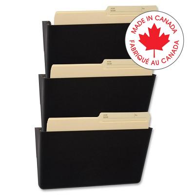 File-Wall, Letter Unbreakable, Black, 3-Pack - 70353U06C
