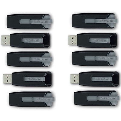 Flash Drive-Store N Go, Usb 3.2 Gen1, 32 Gb, Grey 10/Pk - 70894