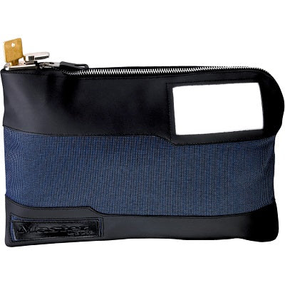 Pouch-Locking Storage Bag 11-1/2" X 8-3/8" X 1-3/8" Blue - 7120D