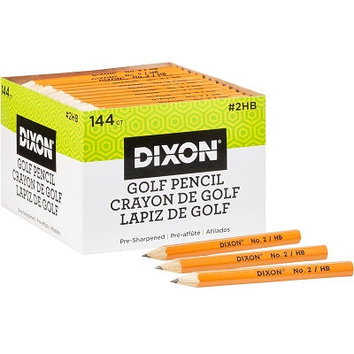 Pencils-Golf,Yellow Finish - 72067-14998