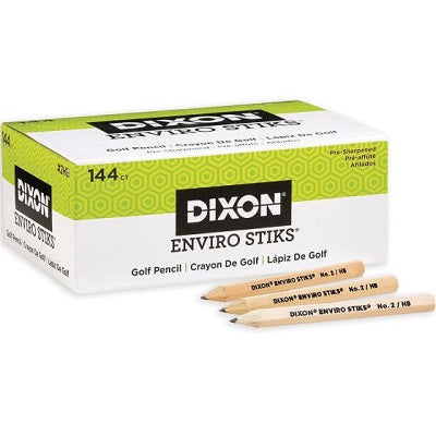 Pencils-Golf Enviro Stiks Hb 3-1/2" Untipped 144/Box - 72067-15099