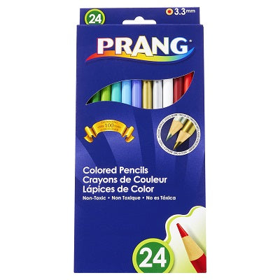 Pencils-Coloured, Prang 24 Colours - 72067-22240