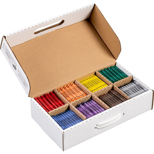 Crayons-Classpack, Prang 100 Each Of 8 Colours - 72067-32350
