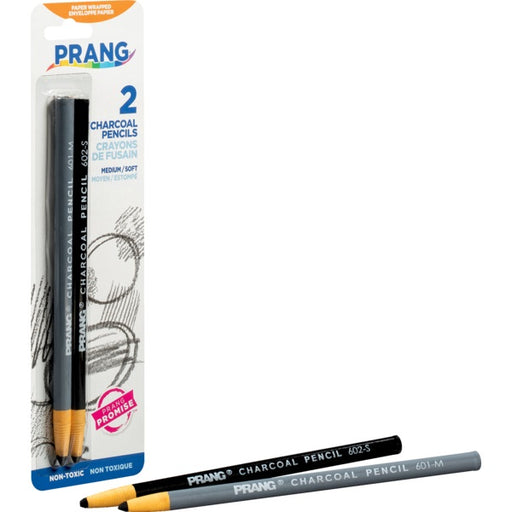 Pencils-Charcoal, Prang 1 Each Medium & Soft - 72067-60300
