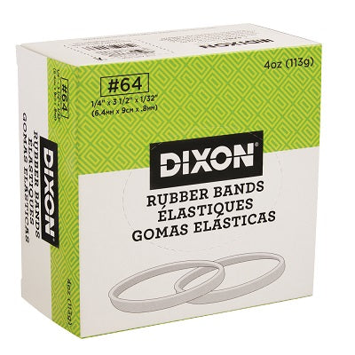 Rubber Bands-1/4 Lb. Box #64  1/4X3-1/2 - 72067-89043