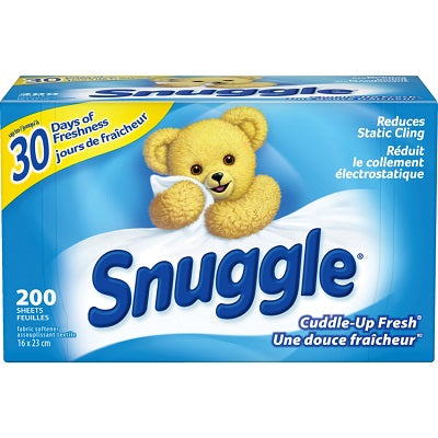 Dryer Sheets-Snuggle Cuddle-Up Fresh 200/Box - 72613-17131