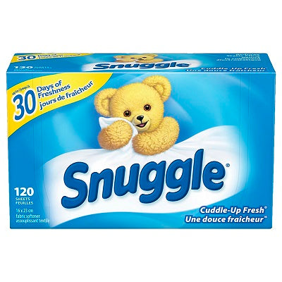 Dryer Sheets-Snuggle Cuddle-Up Fresh 120/Box - 72613-45429