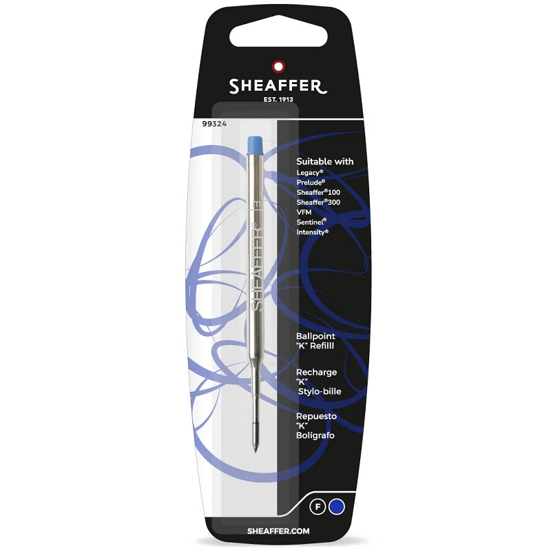 Pen Refill-Sheaffer Ballpoint, Fine Blue - 74040-99324