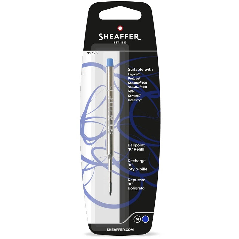 Pen Refill-Sheaffer Ballpoint, Medium Blue - 74040-99325