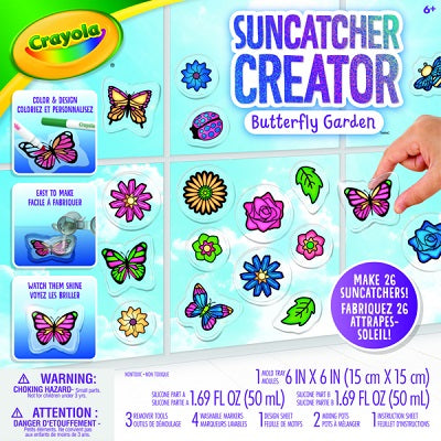 Suncatcher Creator, Crayola, Butterfly Garden - 74-7612
