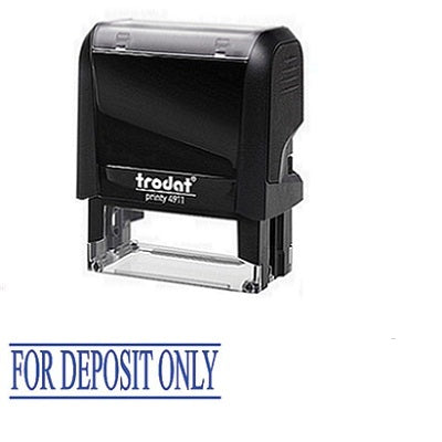 Stamp-Printy, Large, For Deposit Only  --11337 - 75996