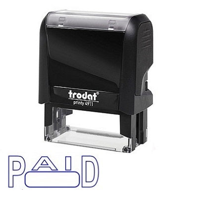 Stamp-Printy, Large, Paid (Box Under)  --11306 - 76002