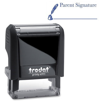Stamp-Printy, Parent Signature, Blue  -4911  --97057 - 76003
