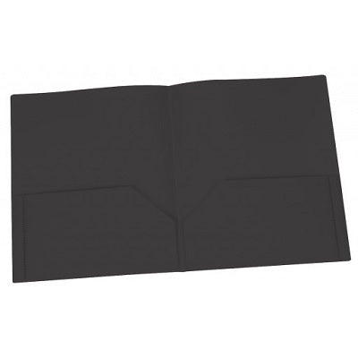Portfolio-Twin Pocket, Poly, Black - 76015