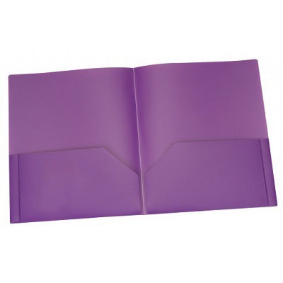 Portfolio-Twin Pocket, Poly, Purple - 76021