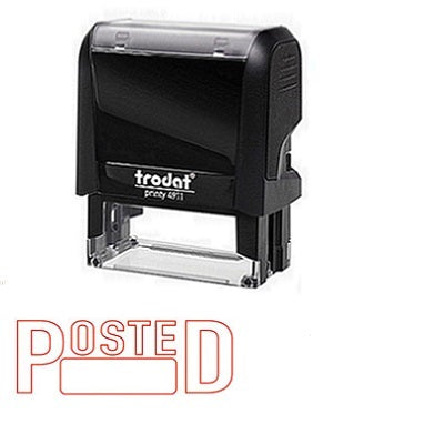 Stamp-Printy, Large, Posted (Box Under)  --11350 - 76041