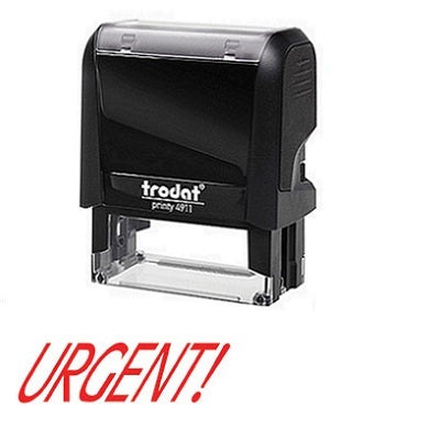 Stamp-Printy, Large, Urgent  --11328 - 76046
