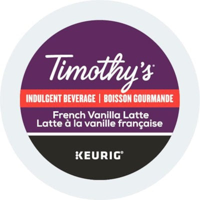 Coffee-K Cup Timothy'S French Vanilla Latte (06717) - 77-06017