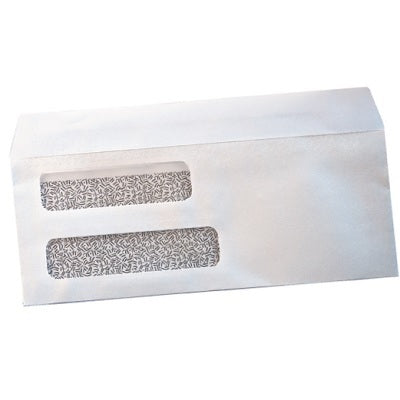 Envelope-Double Window, 8.75X3.75 Security Self-Seal-1217038 - 775SS
