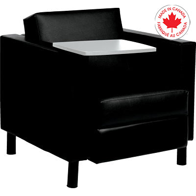 Sofa-Single Seater Citi, Right Laminate Table Cali. Black - 7875RTL CF83 DE R1