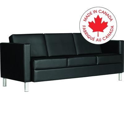 Sofa-Three Seater Citi, California Black - 7877 CF83 R1