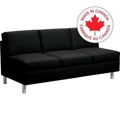 Sofa-Three Seater Citi, Armless California Black - 7897 CF83 R1