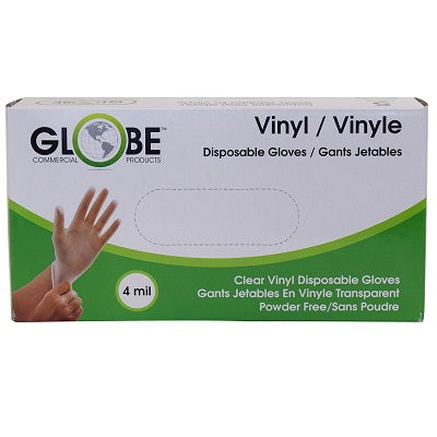 Gloves-Vinyl, Powder-Free, Clear Small 100/Box - 7900