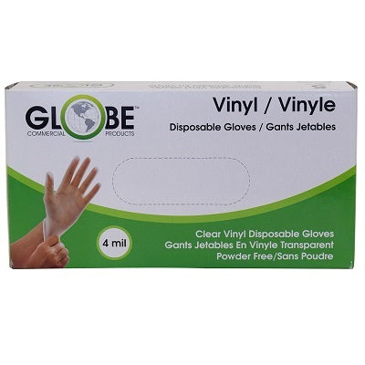 Gloves-Vinyl, Powder-Free, Clear Extra Large 100/Box - 7903