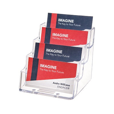Business Card Holder-Compartment 3-15/16X3.5 - 79916-70841
