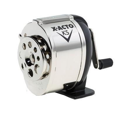 Pencil Sharpener-Manual, Ks 8-Hole Silver 1031T - 79946-11031