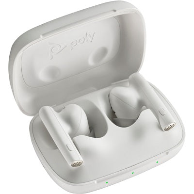 Ear Buds-Wireless, Poly Hp Voyager Free 60, White - 7Y8L4AA