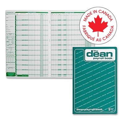 Payroll Book-8 Employees, Bilingual - 80-108