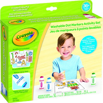 Activity Set-Crayola Washable Dot Markers - 80-6914