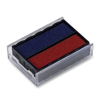 Stamp Replacement Pad, Blue/Red  -6/4850/2   2/Pk--76553 - 81026STE