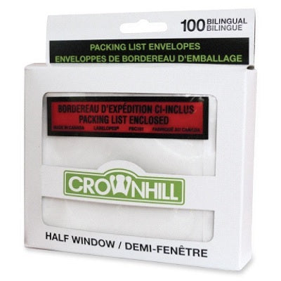 Envelope-Packing Slip 4 X 5 Printed Top, 100/Pack - 81145