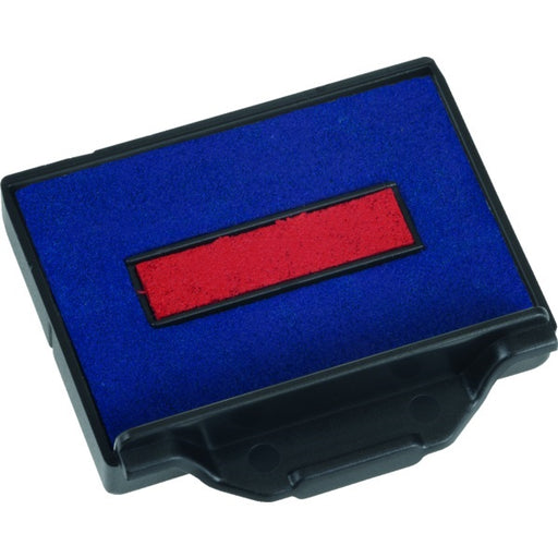 Stamp Replacement Pad, Blue/Red -6/50/2  --73990 - 82105