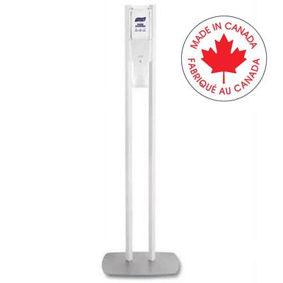 Sanitizer Dispenser Stand-Purell Es10 Floor Stand, White - 8210-DS