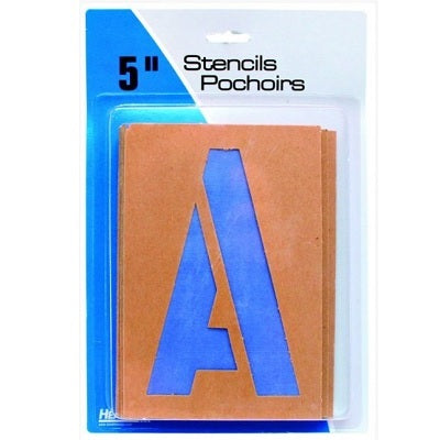 Stencil-Paint & Lettering Gothic 5"Capitals & Numerals - 83392-00105