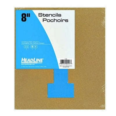 Stencil-Paint & Lettering Gothic 8"Numerals - 83392-00107