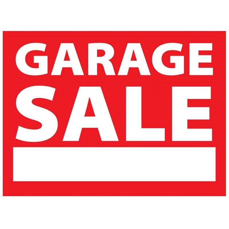 Sign-Indoor/Outdoor 15X19 Garage Sale - 83392-09909