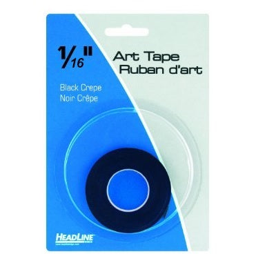 Tape-Graphic Art 1/16" X 603" Black - 83392-73161