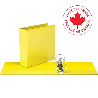 Binder-Easyview 3" Round Ring, Yellow - 8414-05-06