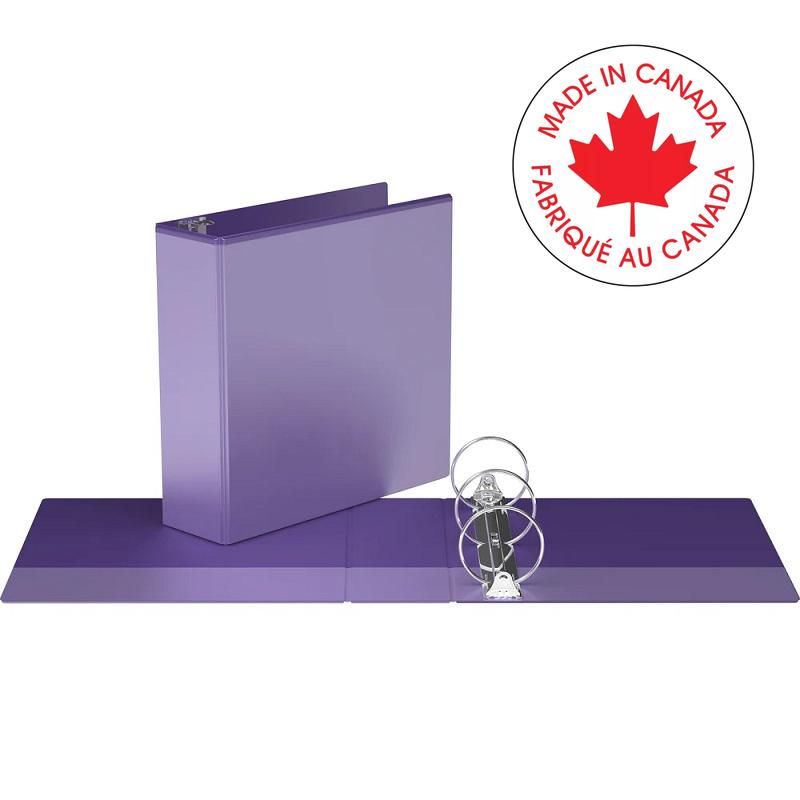Binder-Easyview 3" Round Ring, Purple - 8414-69-06