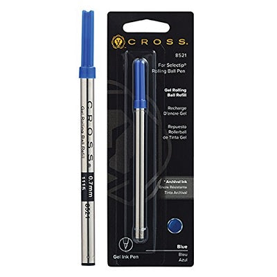 Pen Refill-Cross Rolling Ball, Blue - 8521