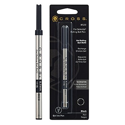 Pen Refill-Cross Rolling Ball, Black - 8523